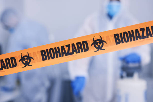 Professional Infectious Disease Decontamination technician working in Fort Lee, VA